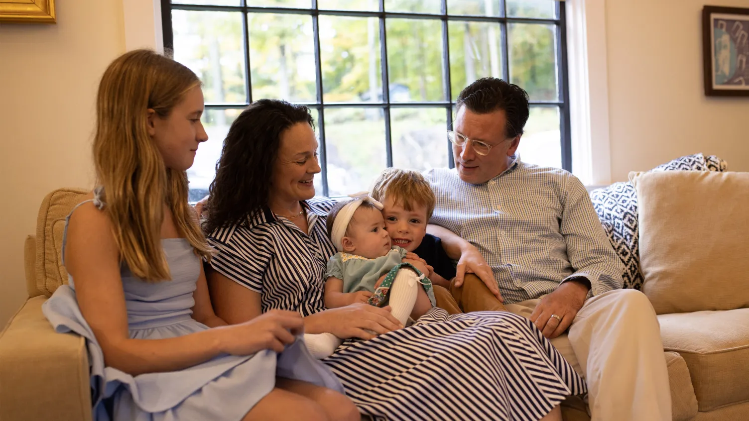 Jonathan Tobin of Chester and his family