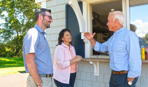 Essex Bank loan officer at Clinton Country Club