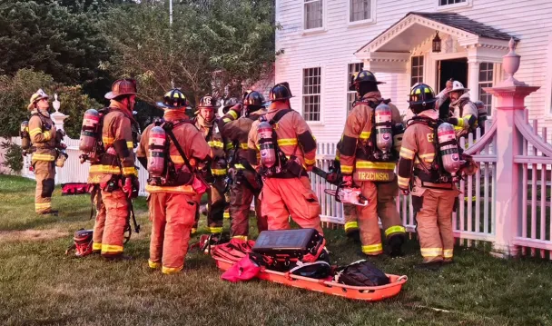 Essex Bank 2023 donation recipient Essex Fire Engine Company #1