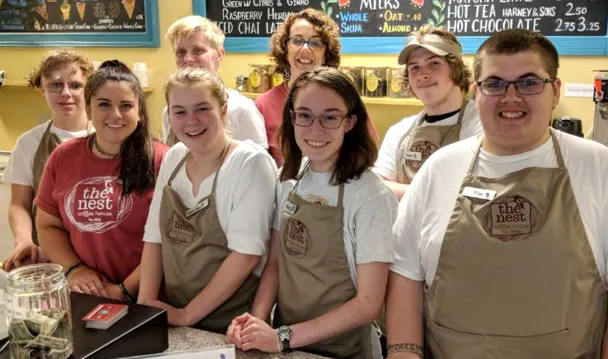 Essex Bank 2023 charity donation recipient The Nest Coffee House