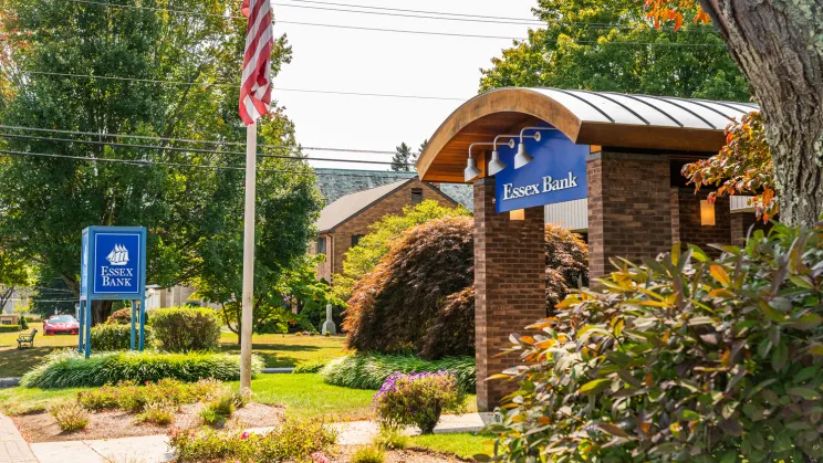 Essex Bank sign at Old Saybrook branch location