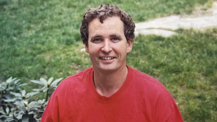 Essex Bank CT customer Jason Wilcox of Wilcox Tree Experts during the early years of his business