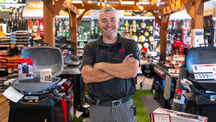 Brian Toolan of Saybrook Hardware