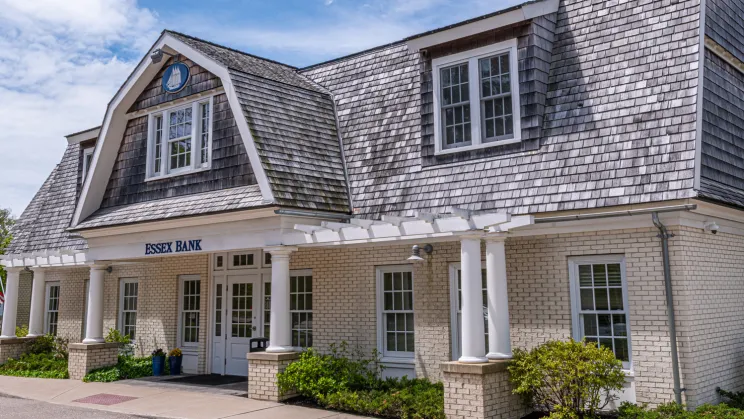 Essex Bank sign at Madison branch location