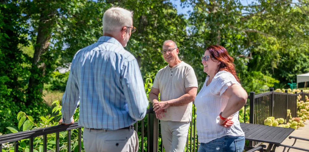 Essex Bank officer with The Estuary Council for Seniors