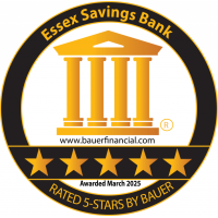 Essex Bank Rated 5 Stars by Bauer 2025